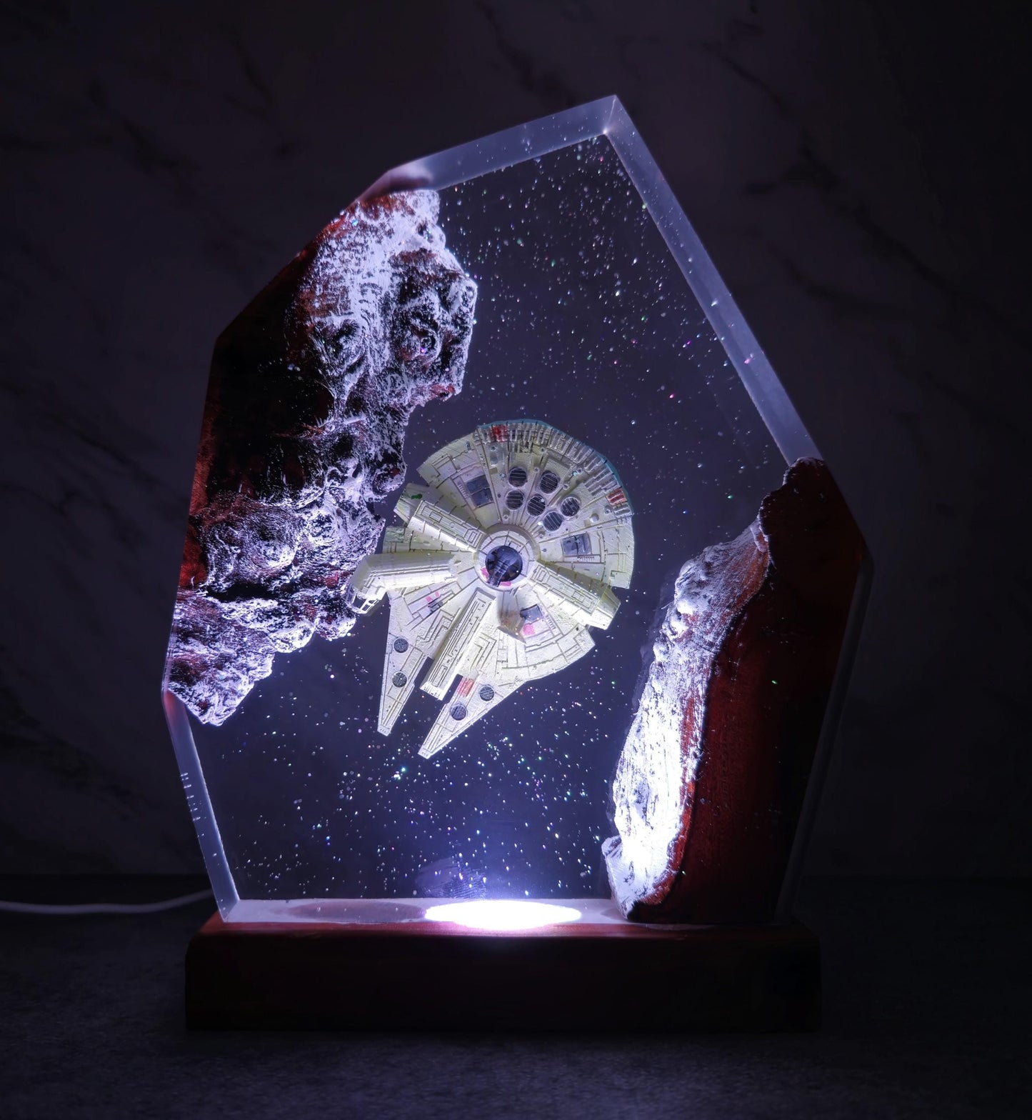 Light Wars Resin Lamp