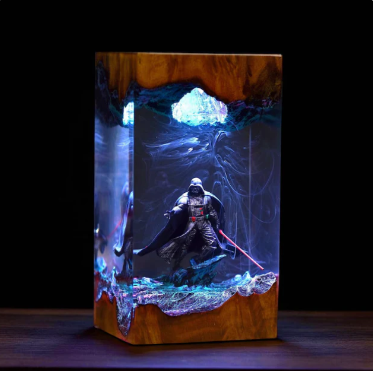 Light Wars Resin Lamp
